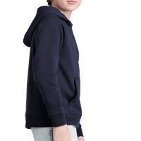 Sport Tek Youth Drive Fleece Pullover Hoodie, True Navy, Right Sleeve view