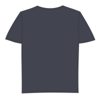 Sport Tek Youth Heather Contender Tee, True Navy Heather, Back view