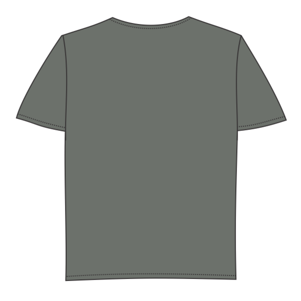 Sport Tek Youth Heather Contender Tee, Vintage Heather, Back view