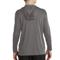 Sport Tek Youth PosiCharge ® Competitor Hooded Pullover, Iron Grey, Back view