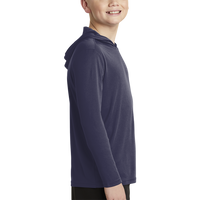 Sport Tek Youth PosiCharge ® Competitor Hooded Pullover, True Navy, Right Sleeve view