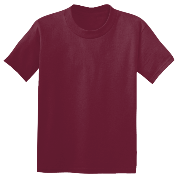 Sport Tek Youth PosiCharge ® Competitor Tee, Cardinal, Front view