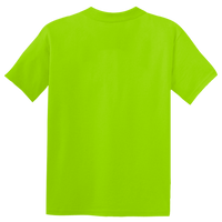 Sport Tek Youth PosiCharge ® Competitor Tee, Lime Shock, Back view