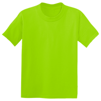 Sport Tek Youth PosiCharge ® Competitor Tee, Lime Shock, Front view