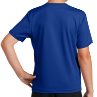 Sport Tek Youth PosiCharge ® RacerMesh® Tee, True Royal, Back view