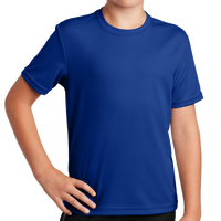 Sport Tek Youth PosiCharge ® RacerMesh® Tee, True Royal, Front view