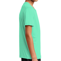 Sport Tek Youth Posi UV ® Pro Tee, Bright Seafoam, Right Sleeve view