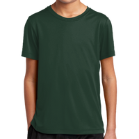 Sport Tek Youth Posi UV ® Pro Tee, Forest Green, Front view