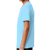 Sport Tek Youth Posi UV ® Pro Tee, Light Blue, Left Sleeve view