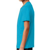 Sport Tek Youth Posi UV ® Pro Tee, Sapphire, Left Sleeve view