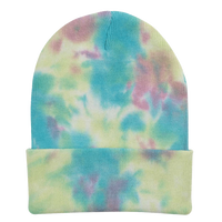 Sportsman 12" Tie-Dyed Cuffed Beanie, Raspberry Mist, Back view
