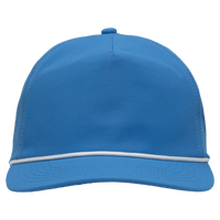 Sportsman Five-Panel Ripstop Cap, Azure Blue, Front view