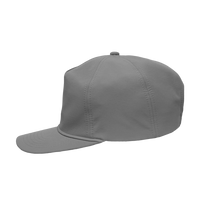 Sportsman Five-Panel Ripstop Cap, Grey, Left Side view