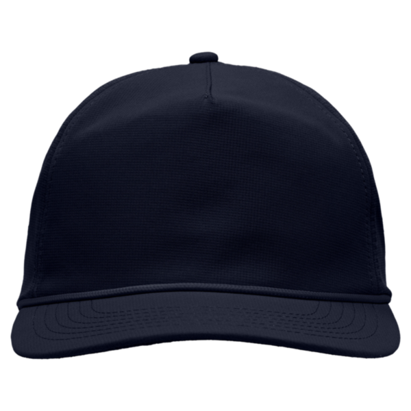 Sportsman Five-Panel Ripstop Cap, Navy, Front view