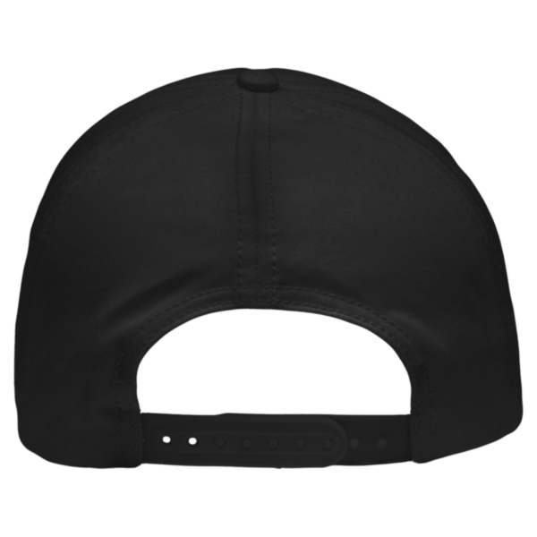 Sportsman Five-Panel Rope Heritage Fit Cap, Black, Back view