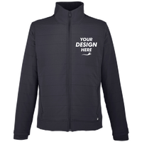 Spyder Men's Axis Insulated Jacket, Black, Front view, Mockup