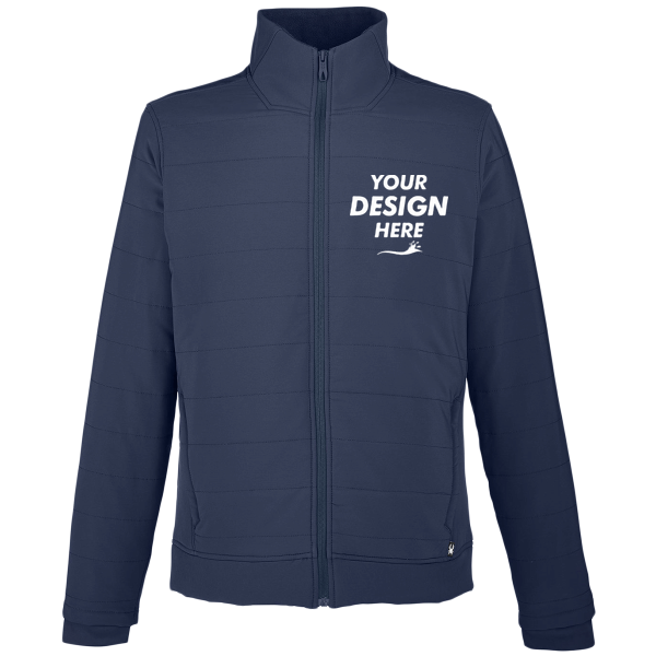 Spyder Men's Axis Insulated Jacket, Frontier, Front view, Mockup