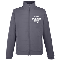 Spyder Men's Axis Insulated Jacket, Polar, Front view, Mockup