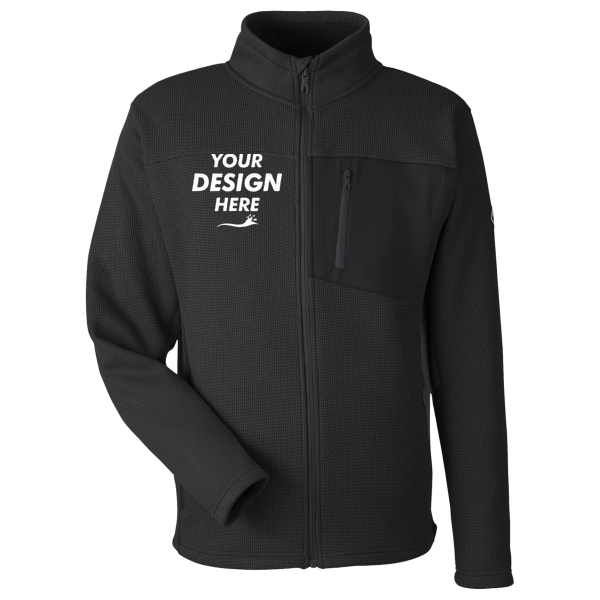 Spyder Men's Constant Canyon Sweater, Black, Front view, Mockup