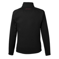 Spyder Men's Constant Full-Zip Sweater Fleece Jacket, Black / Red, Back view