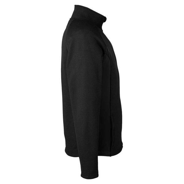 Spyder Men's Constant Full-Zip Sweater Fleece Jacket, Black / Red, Right Sleeve view
