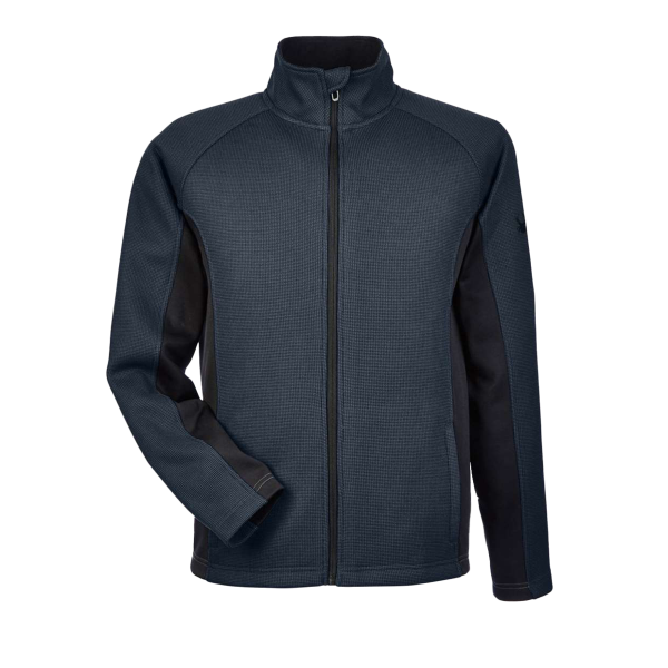 Spyder Men's Constant Full-Zip Sweater Fleece Jacket, Frontier / Black, Front view