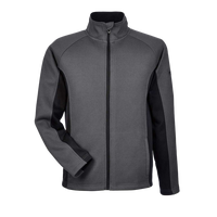 Spyder Men's Constant Full-Zip Sweater Fleece Jacket, Polar / Black, Front view