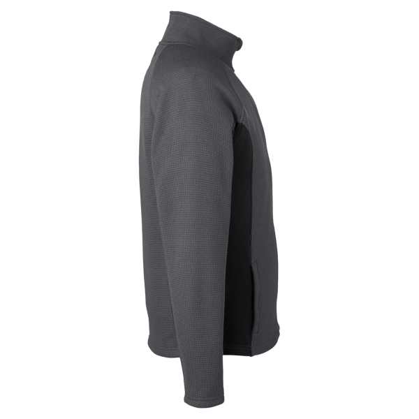 Spyder Men's Constant Full-Zip Sweater Fleece Jacket, Polar / Black, Right Sleeve view