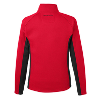 Spyder Men's Constant Full-Zip Sweater Fleece Jacket, Red / Black, Back view