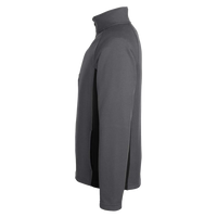 Spyder Men's Constant Half-Zip Sweater Fleece Pullover, Polar / Black, Left Sleeve view