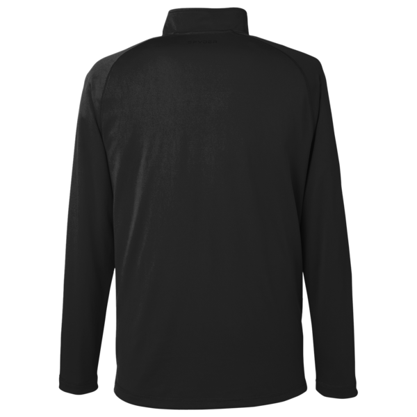 Spyder Men's Freestyle Half-Zip Pullover, Black, Back view