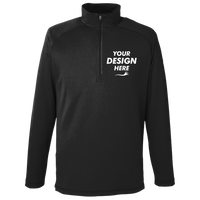 Spyder Men's Freestyle Half-Zip Pullover, Black, Front view, Mockup