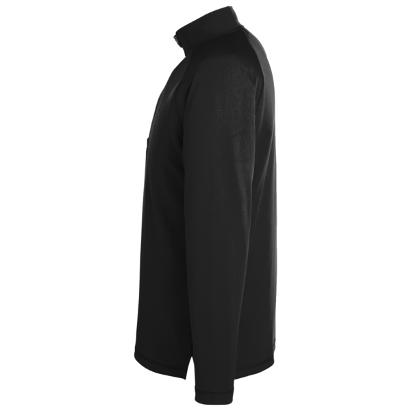 Spyder Men's Freestyle Half-Zip Pullover, Black, Left Sleeve view