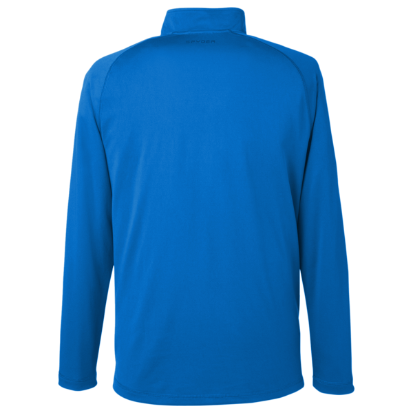 Spyder Men's Freestyle Half-Zip Pullover, Electric Blue, Back view