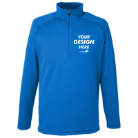 Spyder Men's Freestyle Half-Zip Pullover, Electric Blue, Front view, Mockup