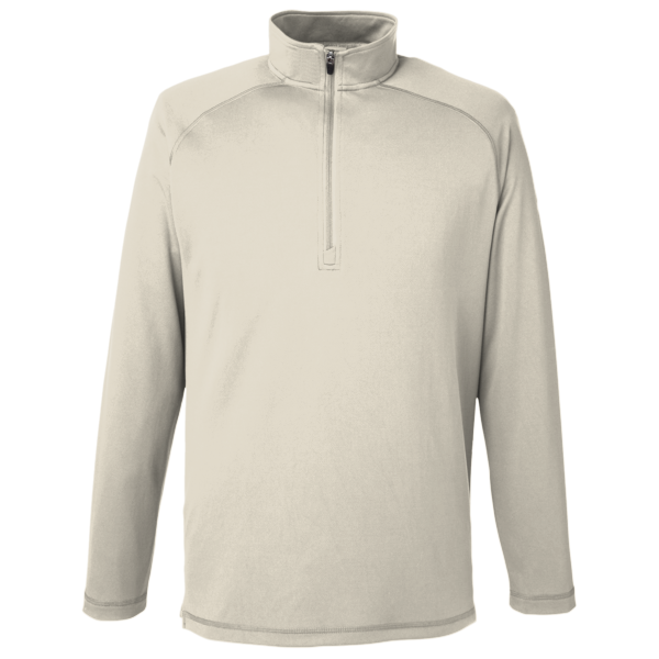 Spyder Men's Freestyle Half-Zip Pullover, Platinum, Front view