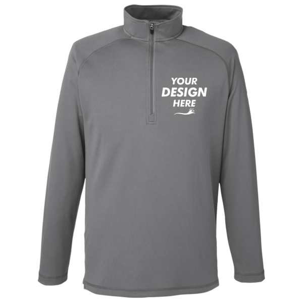 Spyder Men's Freestyle Half-Zip Pullover, Polar, Front view, Mockup