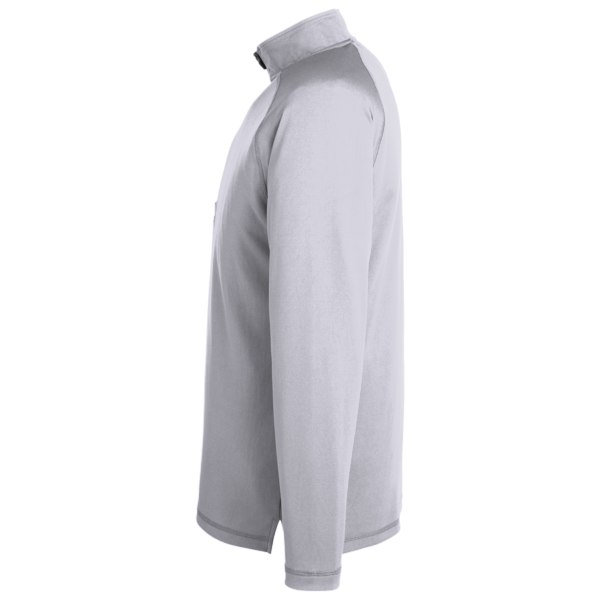 Spyder Men's Freestyle Half-Zip Pullover, White, Left Sleeve view
