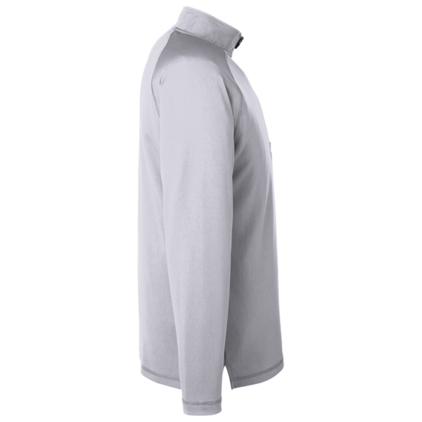 Spyder Men's Freestyle Half-Zip Pullover, White, Right Sleeve view