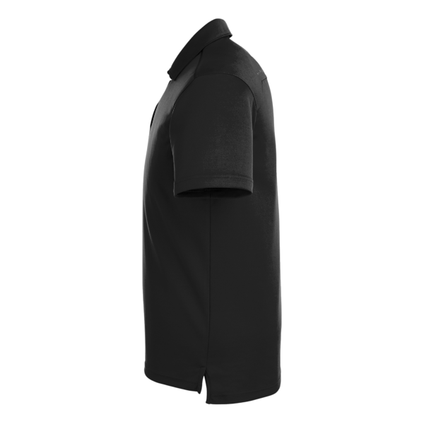 Spyder Men's Freestyle Polo, Black, Left Sleeve view