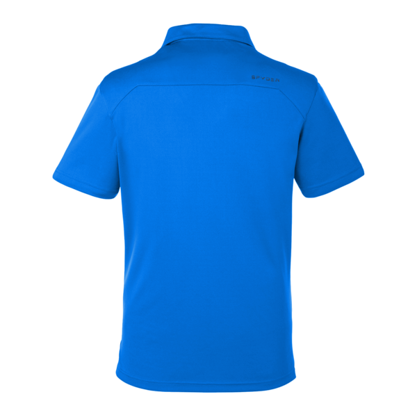 Spyder Men's Freestyle Polo, Electric Blue, Back view