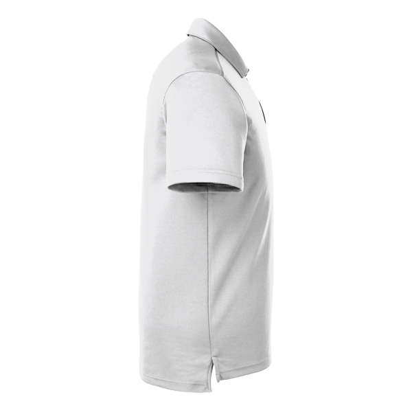 Spyder Men's Freestyle Polo, White, Right Sleeve view