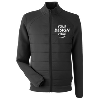 Spyder Men's Impact Full-Zip Jacket, Black, Front view, Mockup