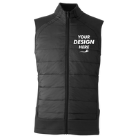 Spyder Men's Impact Vest, Black, Front view, Mockup
