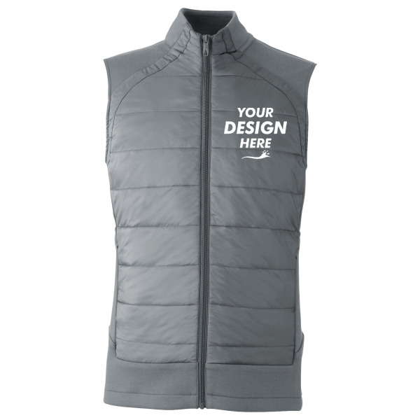 Spyder Men's Impact Vest, Polar, Front view, Mockup