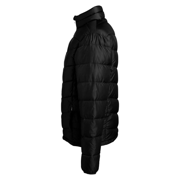 Spyder Men's Pelmo Insulated Puffer Jacket, Black / Red, Left Sleeve view