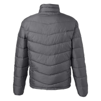 Spyder Men's Pelmo Insulated Puffer Jacket, Polar / Black, Back view