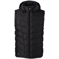 Spyder Men's Pelmo Puffer Vest, Black, Front view