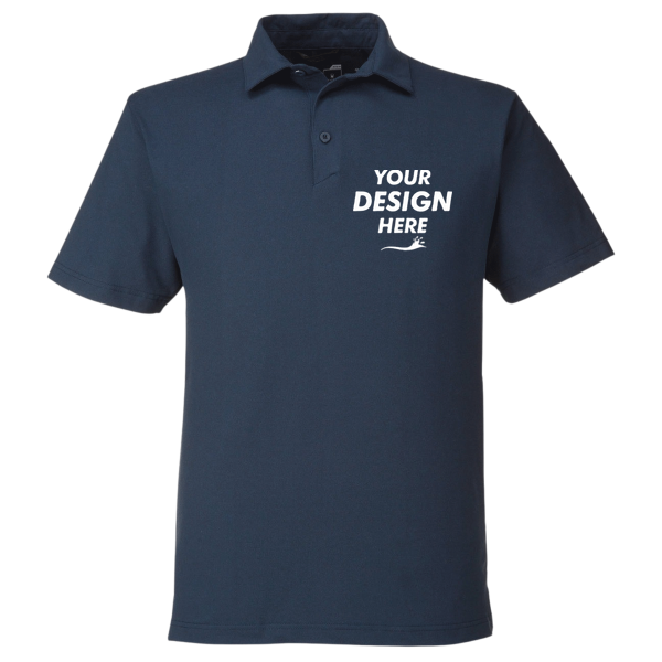Spyder Men's Spyre Polo, Frontier Frost, Front view, Mockup