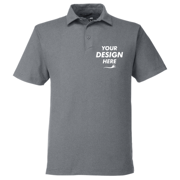Spyder Men's Spyre Polo, Polar Frost, Front view, Mockup